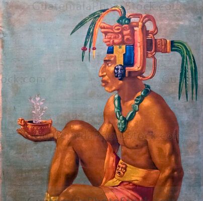 Bacab de la Teogonía Maya, Rodolfo Galeotti Torres, 1936