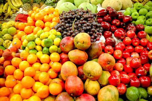 Frutas en mercado central