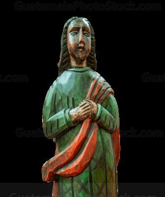 Imagen de santo, artesania de madera