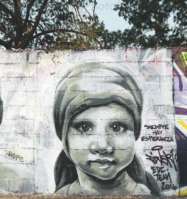 Siempre hay esperanza Graffiti