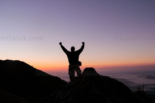 Silueta Mirador de la Cumbre de los Cuchumatanes